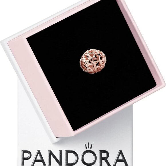 Jewelry - Hearts All Over Charm Rose Gold-Plated for Bracelets Unisex Gift for Her